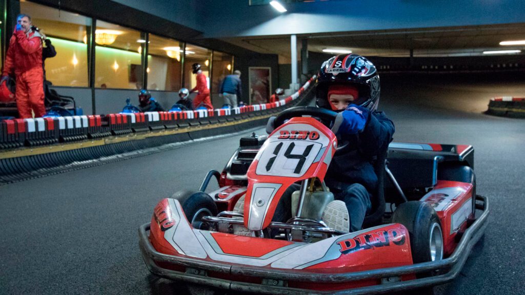 Børnegokart iAction House i Løkken i Nordjylland