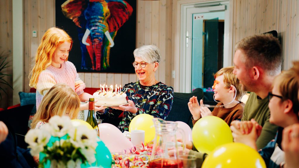 Familiefest i sommerhus