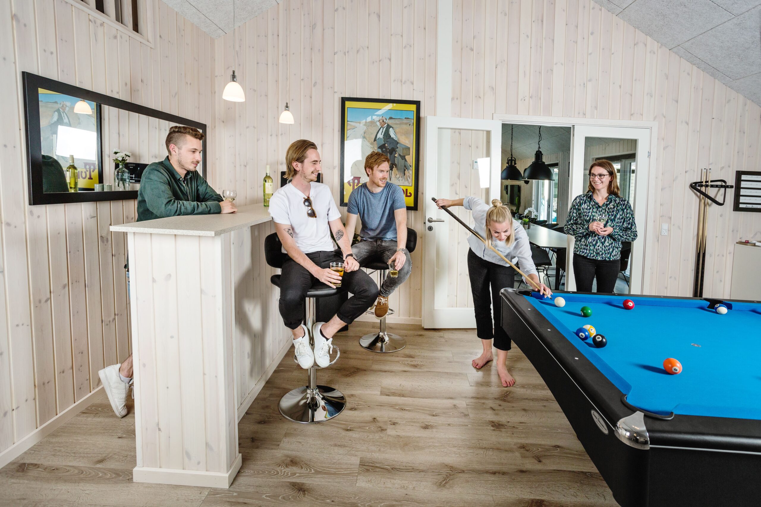 Billard i sommerhuset