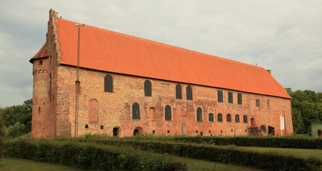 Nyborg slot fra siden