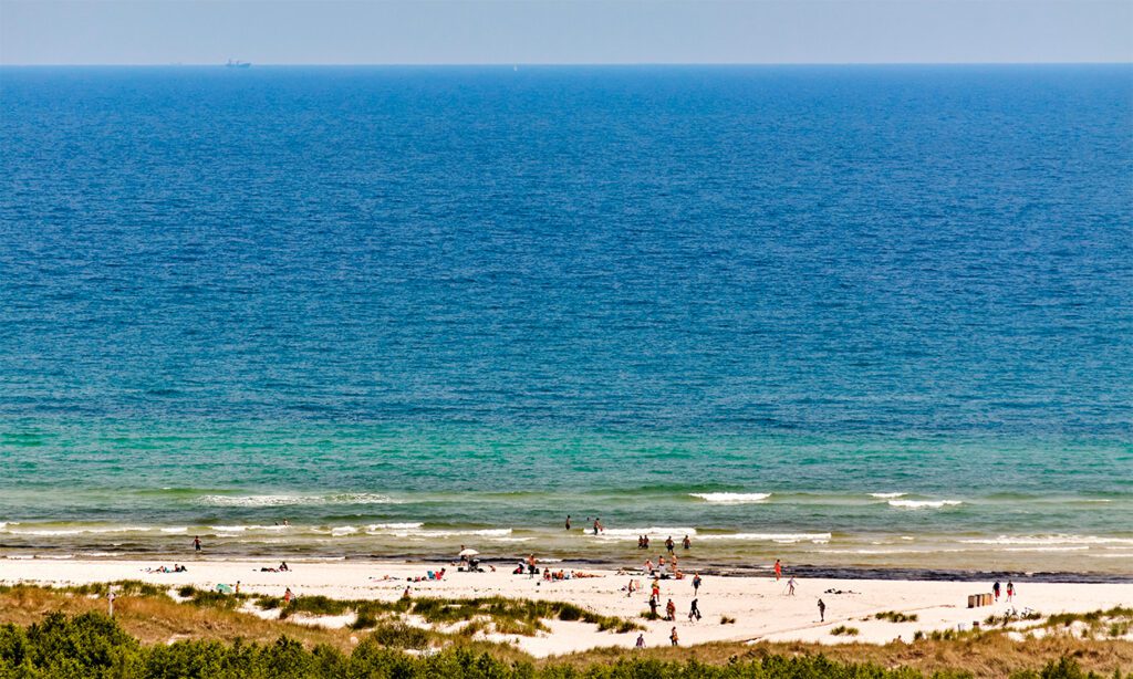 Stranden ved Dueodde på Bornholm