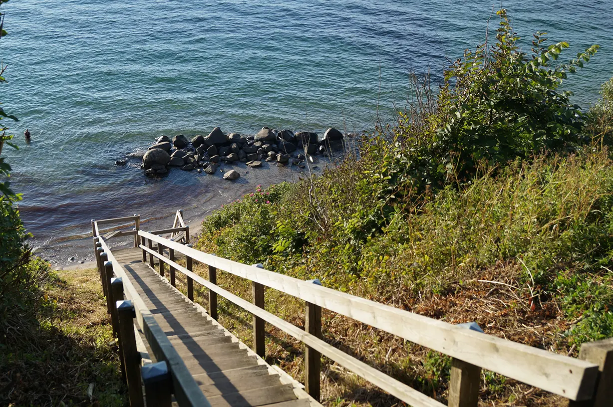 Vejby Strand oppefra