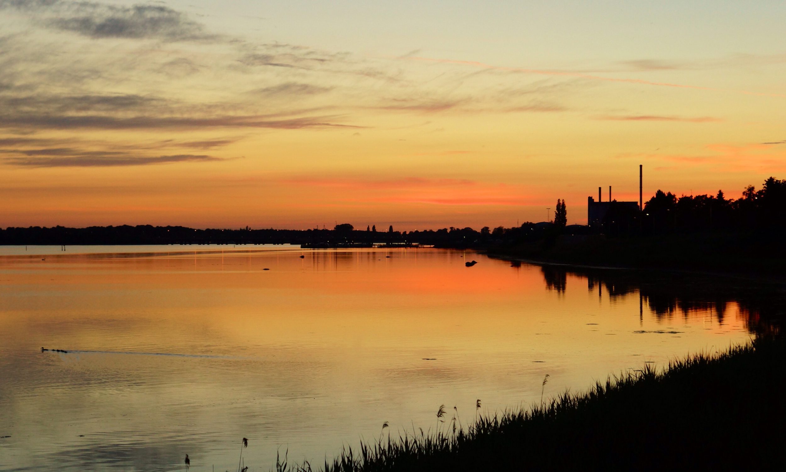 Solnedgang på Falster