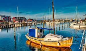 Lysbådehavnen i Juelsminde - sommerhus til udlejning