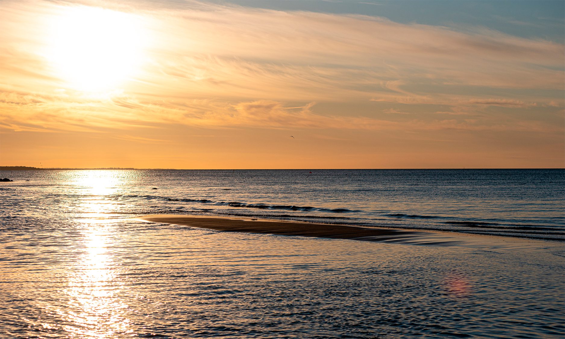 Solnedgang på Sjælland