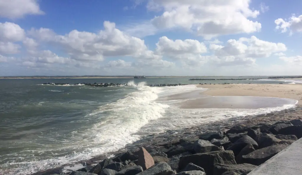Udsigt til havet ved stranden i Vrist - sommerhusudlejning i Vrist og Vejlby