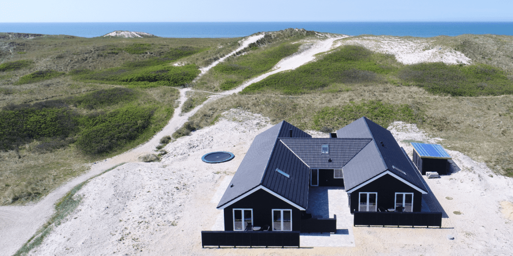 Sommerhuse ved Vesterhavet