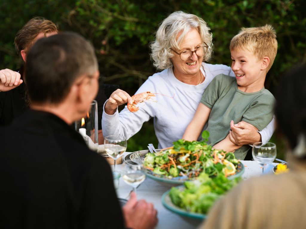 Bedstemor og barnebarn