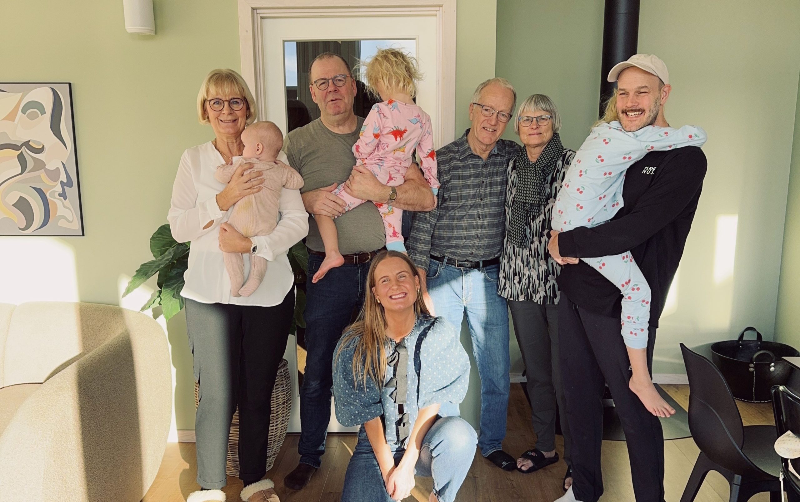 JE og familien