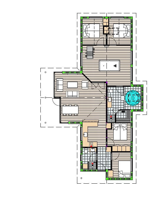 Grundriss Ferienhaus LHU578