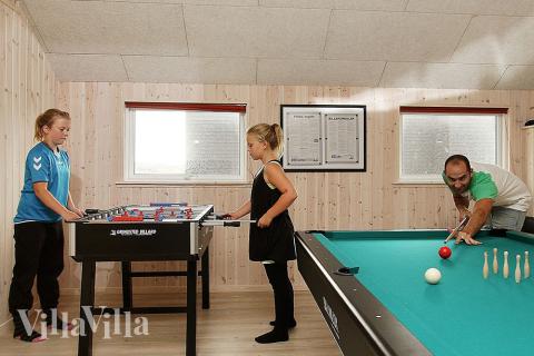 I aktivitetsrummet kan også udfordres til dyst ved fodboldbordet