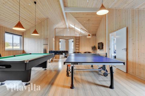 Ud over de mange timer, man kan bruge i husets pool-afdeling, så byder luksushus 231 også på billard/bordtennis og dart