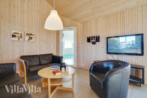 Det store lyse opholdrum i luksushus nr. 237 til 20.