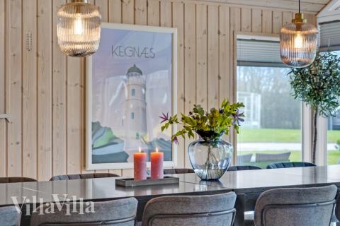 Opholdsrum med plads til 14 i luksushus nr. 262.