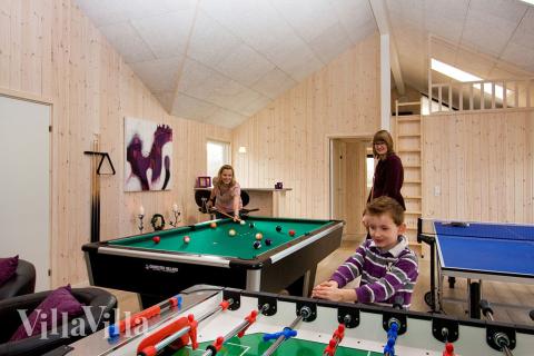 Her i huset er man altid sikret en ferie fyldt med sjove aktiviteter - uanset vejr og årstid