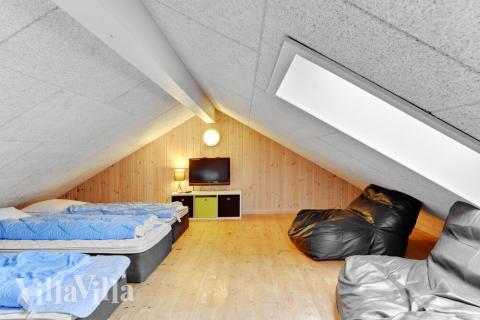 Nogle af de 18 sovepladser findes på hemsen i luksushus nr. 280