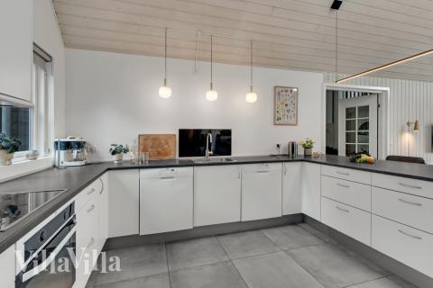 Køkkenet i luksushus nr. 189 er godt indrettet.