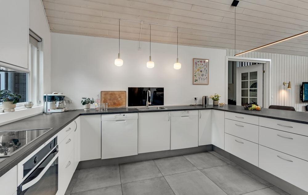 Køkkenet i luksushus nr. 189 er godt indrettet.