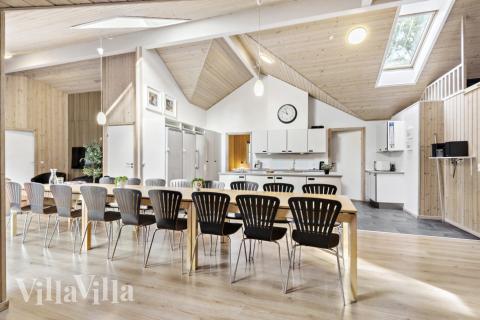 Det store lyse opholdrum i luksushus nr. 197 til 22.