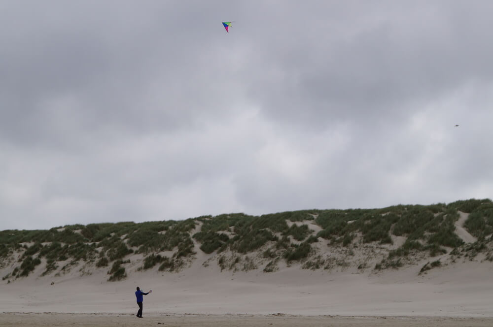 Den dejlige strand nær luksushus 167 ved Vestjylland.
