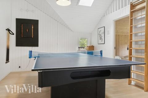 Luksushus 212 til 14 personer byder på et stort aktivitetsrum med bl.a. billard og dart