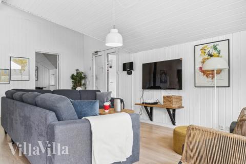 Sofahjørnet i luksushus 212 i Lolland/Falster/Møn.