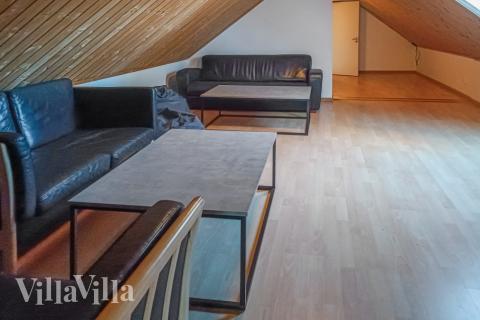 Nogle af de 18 sovepladser findes på hemsen i luksushus nr. 84