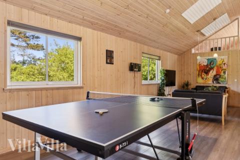 Luksushus 261 til 24 personer byder på et stort aktivitetsrum med bl.a. billard og dart