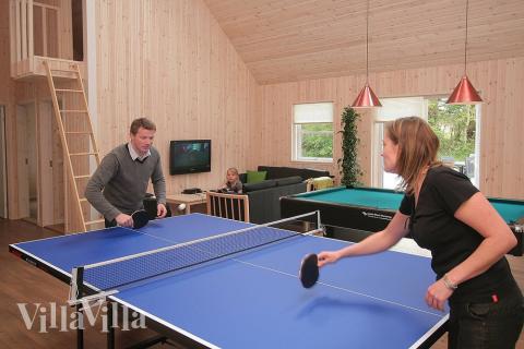 Der kan både dystes i billard, bordtennis, airhockey, dart, Playstation 2 og fodboldspil