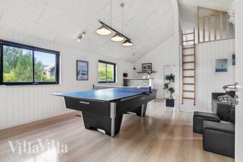 Luksushus 276 til 18 personer byder på et stort aktivitetsrum med bl.a. billard og dart