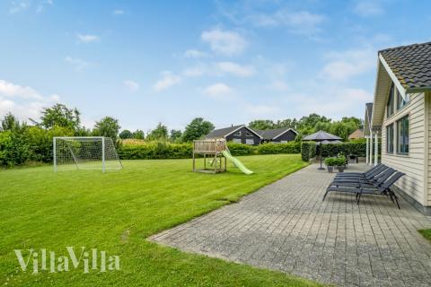 Stor terrasse ved luksushus nr. 276 i Nordsjælland.