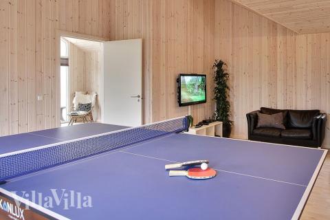 Ønsker man lidt adspredelse fra at benytte sig af husets eget badeland, så kan der dystes i både billard, bordtennis, dart og Playstation 2