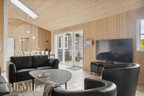 Sofahjørnet i luksushus 208 i Lolland/Falster/Møn.