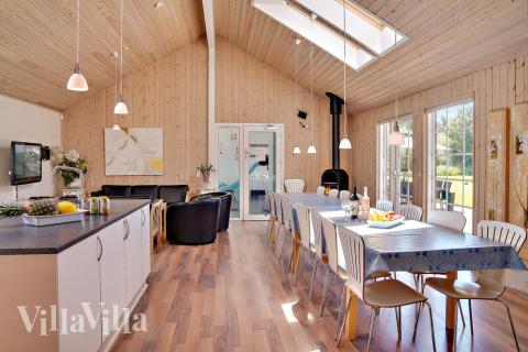 Køkkenet i luksushus nr. 253 er godt indrettet.