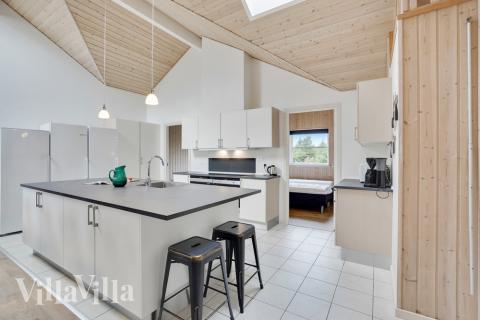 Velindrettet køkken i luksushus nr. 206 i Lolland/Falster/Møn.