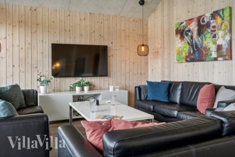 Sofahjørnet i luksushus 306 i Lolland/Falster/Møn.