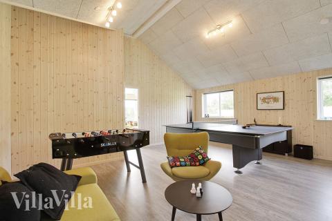 Husets mange aktivitetsmuligheder sikrer en spændende ferie uanset vejr og årstid