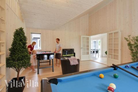 De fodboldglade kan tage en kamp ved fodboldspillet