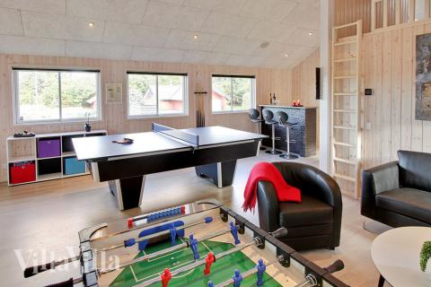 Husets mange aktivitetsmuligheder sikrer en spændende ferie uanset vejr og årstid