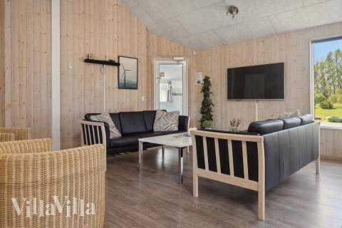 Sofahjørnet i luksushus 314 i Lolland/Falster/Møn.