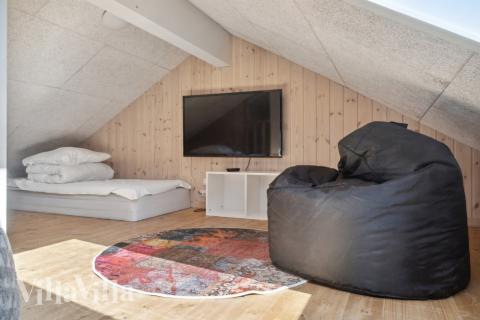 Nogle af de 20 sovepladser findes på hemsen i luksushus nr. 314