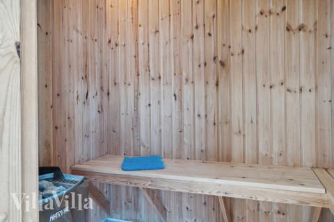 Nyd varmen i saunaen i luksushus nr. 314 til 20 personer