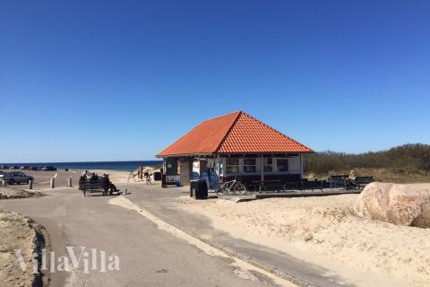 Den dejlige strand nær luksushus 323 ved Nordsjælland.
