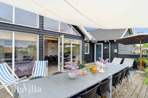 Nyd en grillaften på terrassen i luksushus nr. 323 i Nordsjælland