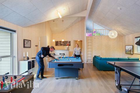 Ud over de mange timer, man kan bruge i husets pool-afdeling, så byder luksushus 335 også på billard/bordtennis og dart