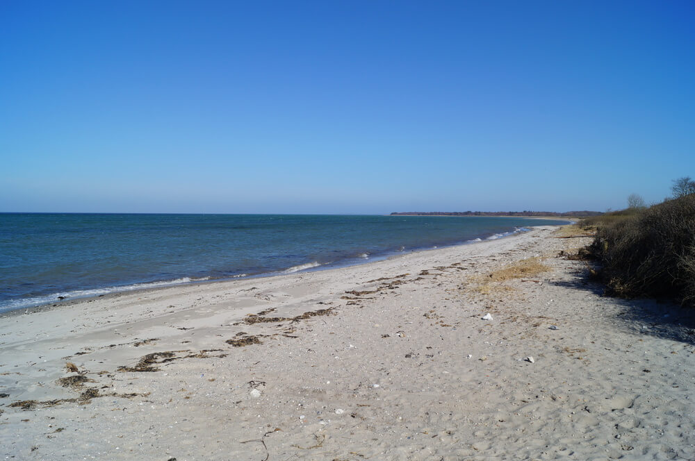 Stranden nær luksushus nr. 341.