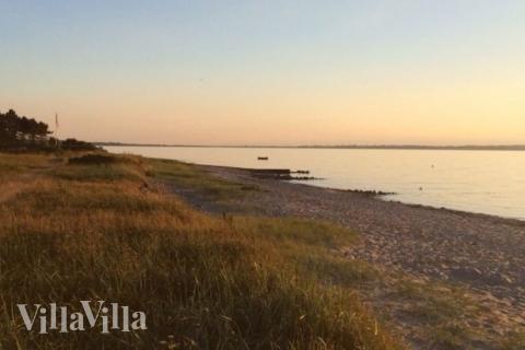 Den dejlige strand nær luksushus 344 ved Fyn og øer.