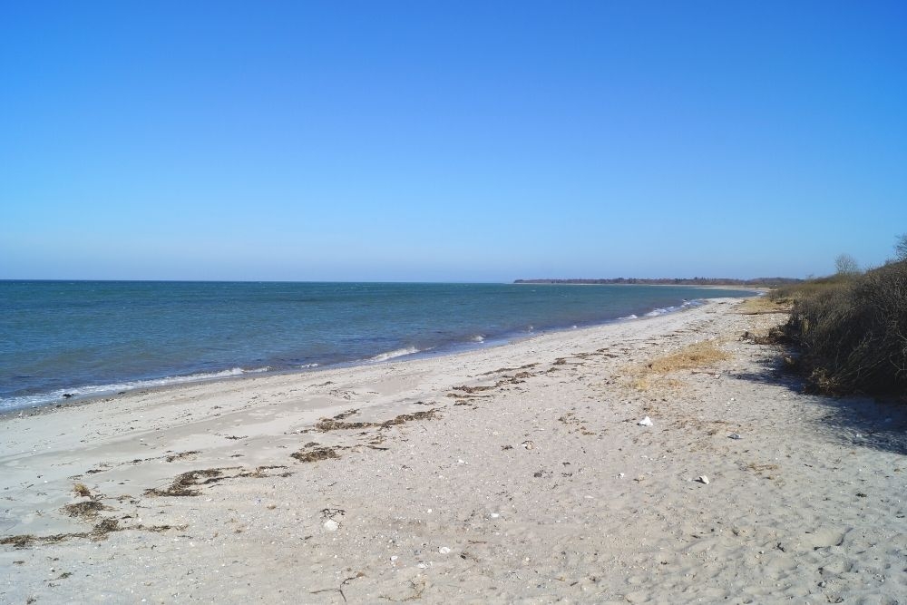 Stranden nær luksushus nr. 344.