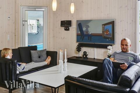 Opholdsrum med plads til 22 i luksushus nr. 346.