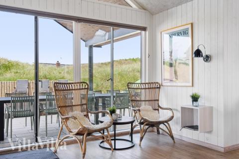 Opholdsrum med plads til 20 i luksushus nr. 348.